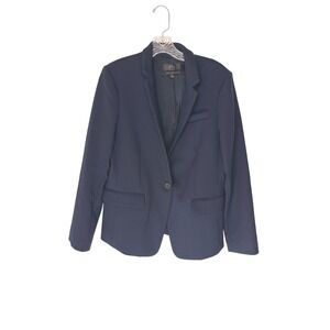J.Crew Four Season Stretch Regent Blazer Women's Navy Blue Office Career Size 8
